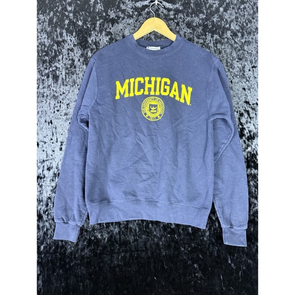 Champion Other - Michigan Wolverines Sweatshirt Mens S Blue Champion Pullover Fleece NCAA